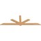 Ekena Millwork Kennewick Timber Gable Bracket, Western Red Cedar, 108"W x 36"H x 1 1/2"D x 5 1/2"F, 8/12 Pitch GBW108X36X0206KEN00SWR - alternate 5